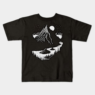 Mountains Rivers Kids T-Shirt